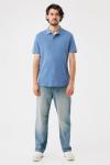 IQONIQ Yosemite Piqué-Poloshirt aus recycelter Baumwolle, Mondlichtblau Mondlichtblau | M