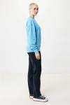 IQONIQ Kruger Relax-Rundhals-Sweater aus recycelt. Baumwolle, Ruhiges Blau Ruhiges Blau | XXS