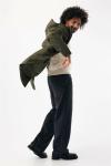 IQONIQ Thelon recycled polyester parka, khaki Khaki | XXS