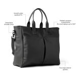 VINGA Baltimore hybrid office bag Black