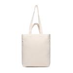 VINGA Hilo AWARE™ recycled canvas zip tote Off white