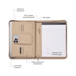 VINGA Baltimore RCS A4 Portfolio Beige