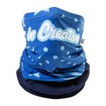 CreaScarf Winter Individueller RPET Multifunktionsschalschal Blau