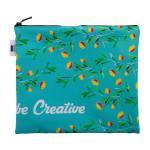 CreaBeauty L RPET custom cosmetic bag Black/white
