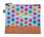 CreaBeauty Cork M RPET Individuelle Kosmetiktasche, natur Natur,schwarz