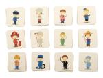 Peppermor Individuelles Memory-Spiel Natur blau