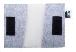 CreaFelt Card Plus custom credit card holder White/grey