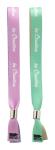 SuboWrist Alloy custom RPET festival bracelet White