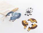 Zoofrik puzzle game, animals Multicolor