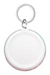 KeyBadge Maxi pin button keyring White