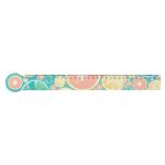 Couler 30 30 cm ruler, circle White/clip neck clear