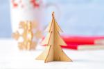Creax Eco Christmas card, tree Nature