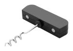 Kyoho corkscrew bottle holder, nature Nature,black