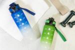 Sipgrade RPET motivational bottle Aztec blue