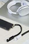 CuffStand RPET mobile holder wristband Black