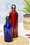 Ressuto Flasche aus recyceltem Edelstahl Blau