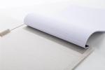 Carbasa A4 Dokumentenmappe aus recyceltem Canvas Natur