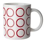 Art mug set Red/white