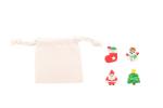 Sommaroy Christmas eraser set Multicolor