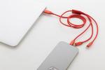 Ralong USB-Ladekabel Rot