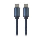 Magsle Magnetisches 60W USB-C-Kabel Dunkelblau