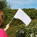 Flag "Wood" White
