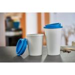 Kaffeebecher "Premium", upcycling Weiß