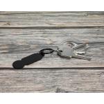 Shopping trolley keyring "Acero" Black
