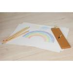 "Duo" colouring pencils, set of 6 Nature