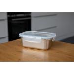 Storage tin "Heat", 700 ml Silver