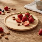 Bamboo plate "Zuma", small Nature