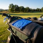 Fairway golf towel Aztec blue