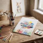 Kindermalbuch,DIN A6 Mehrfarbig