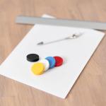 Eraser "Round" American red