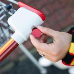 Einkaufswagenchip ohne Loch Schwarz