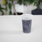 Drinking cup "Deposit" 0.4 l Milky transparent