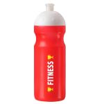 Water bottle "Fitness" 0.7 l with suction lock White