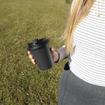 Kaffeebecher "Premium Deluxe" small aus anteilig biob. Kunststoff Schieferblau