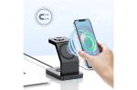 2708 | Xoopar Icon 3 in 1 Magnetic Wireless charger Schwarz