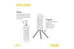Enjoy Technology Aqiila Lightbird G1 Campinglampe und Taschenlampe Schwarz