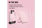 Fresh 'n Rebel Wireless Powerbank 10000mAh Compatible with MagSafe Pink