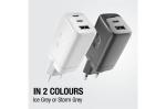 Fresh 'n Rebel 67W Laptop Fast Charger GaN USB-C & USB-A Light grey