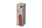 InSideOut Sagaform Tekla Stahlisolierflasche (recycelt) 500 ml Dunkelrot