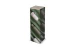 Sagaform Tekla Push steel bottle with push cap (recycled) 500 ml Green