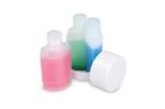 Trio travel toiletry bottles White