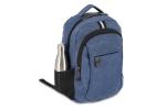 Rucksack Harper aus recyceltem Baumwoll-Canvas Dunkelblau