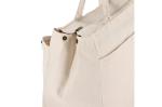 Baumwoll-Tragetasche mit Reißverschluss OEKO-TEX® 39 x 24 x 34cm 320g/m² Ecru