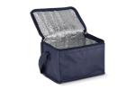 R-PET 6 Dosen-Kühltasche Non Woven 20x 13 x 12,5cm 75g/m² Dunkelblau