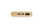 Enjoy Technology Powerbank Bamboo 5000 mAh Natur