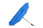 Daintree 190T Pongee 21.5" Faltbarer windproof Regenschirm Auto open Blau